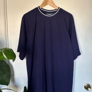 blue Reebok jersey mesh t-shirt